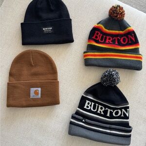 Burton and Carhartt Beanie Set